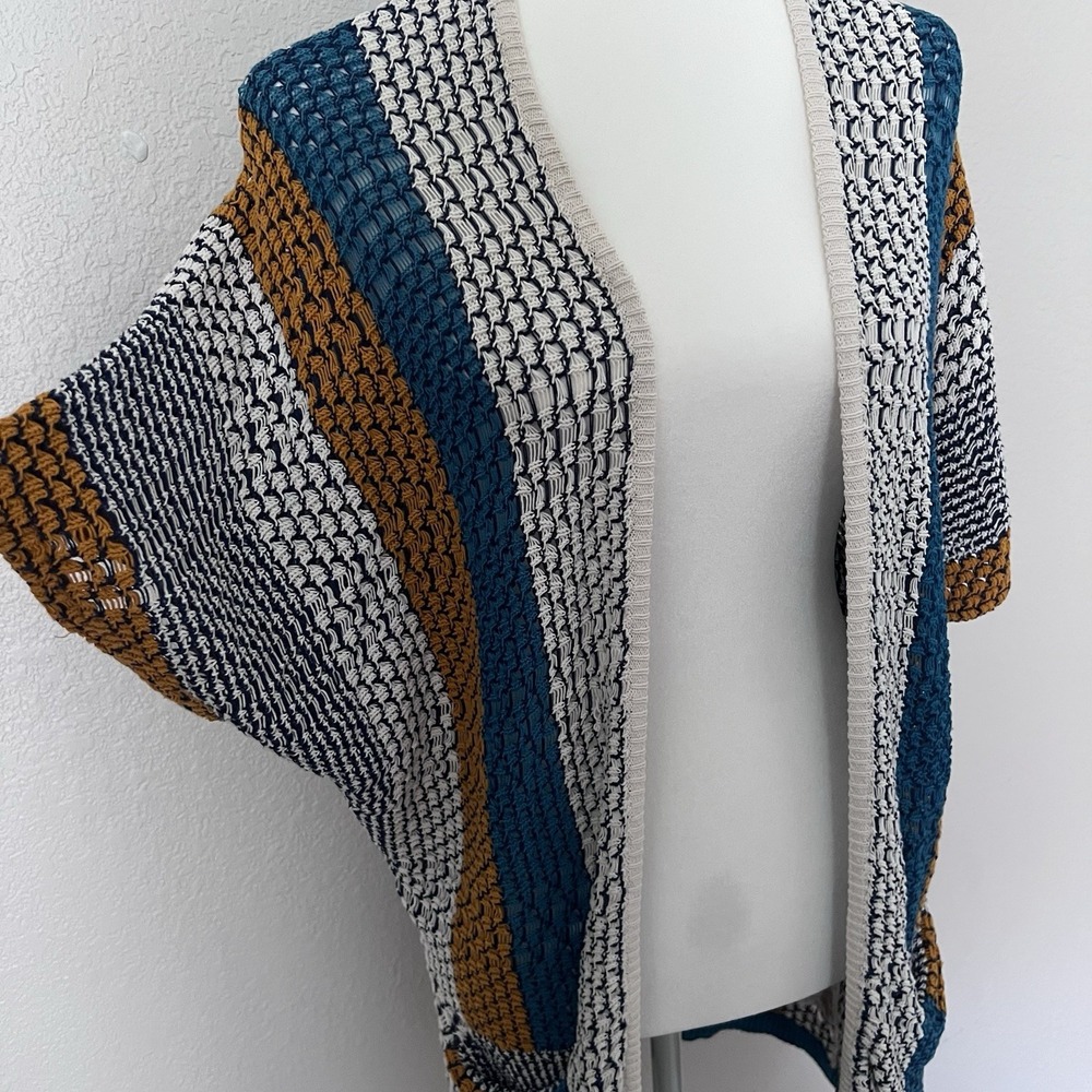 Sparrow by Anthropologie Open Crochet Knit Cardigan Size S Oversized